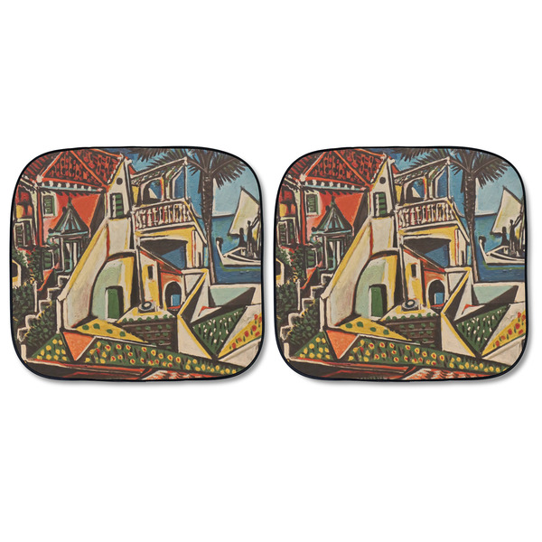 Mediterranean Landscape by Pablo Picasso Car Sun Shades - FRONT
