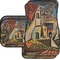 Mediterranean Landscape by Pablo Picasso Car Floor Mats Set - 2 Front & 2 Back