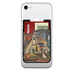 Mediterranean Landscape by Pablo Picasso 2-in-1 Cell Phone Credit Card Holder & Screen Cleaner