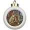 Mediterranean Landscape by Pablo Picasso Ceramic Ball Ornament