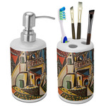 Mediterranean Landscape by Pablo Picasso Ceramic Bathroom Accessories Set