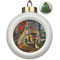 Mediterranean Landscape by Pablo Picasso Ceramic Ball Ornament - Christmas Tree