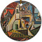 Mediterranean Landscape by Pablo Picasso Round Ceramic Ornament