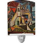 Mediterranean Landscape by Pablo Picasso Ceramic Night Light