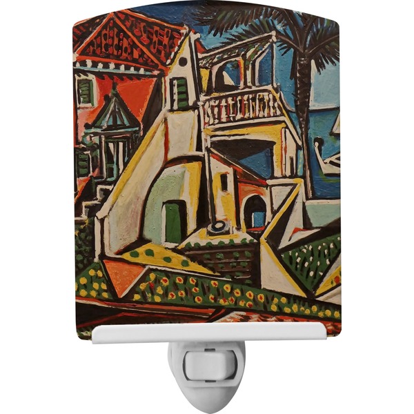 Custom Mediterranean Landscape by Pablo Picasso Ceramic Night Light