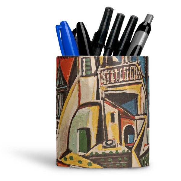 Custom Mediterranean Landscape by Pablo Picasso Ceramic Pen Holder