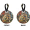 Mediterranean Landscape by Pablo Picasso Circle Luggage Tag (Front + Back)