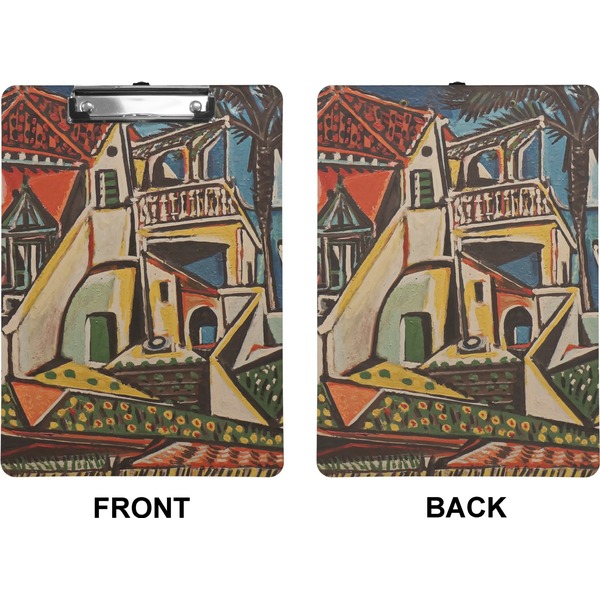 Mediterranean Landscape by Pablo Picasso Clipboard (Letter) (Front + Back)
