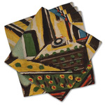 Mediterranean Landscape by Pablo Picasso Cloth Cocktail Napkins - Set of 4
