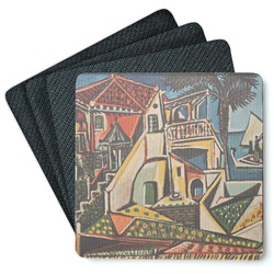 Mediterranean Landscape by Pablo Picasso Square Rubber Backed Coasters - Set of 4