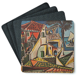 Mediterranean Landscape by Pablo Picasso Square Rubber Backed Coasters - Set of 4