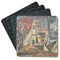 Mediterranean Landscape by Pablo Picasso Square Rubber Backed Coasters - Set of 4