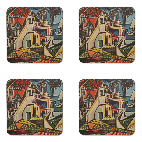 Mediterranean Landscape by Pablo Picasso Coaster Set - APPROVAL
