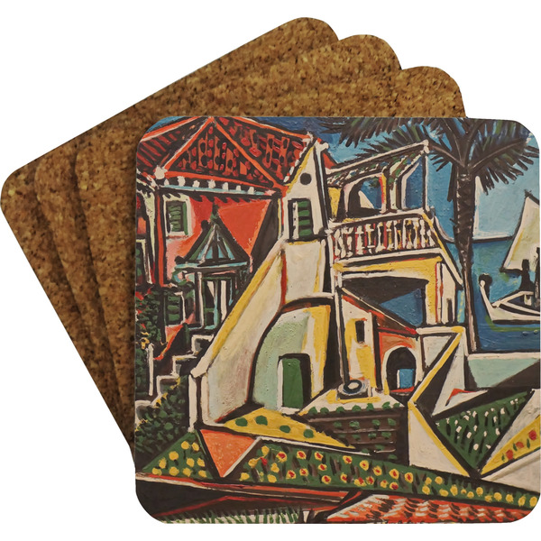 Mediterranean Landscape by Pablo Picasso Coaster Set (Personalized)