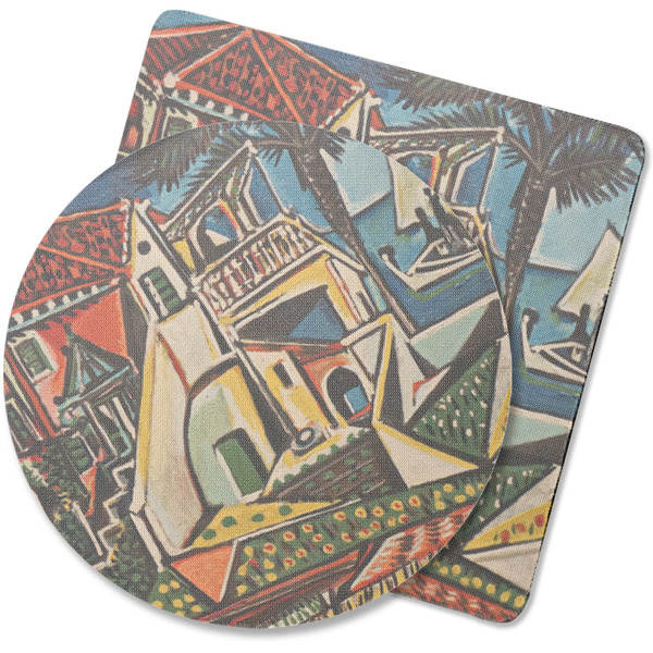 Custom Mediterranean Landscape by Pablo Picasso Rubber Backed Coaster