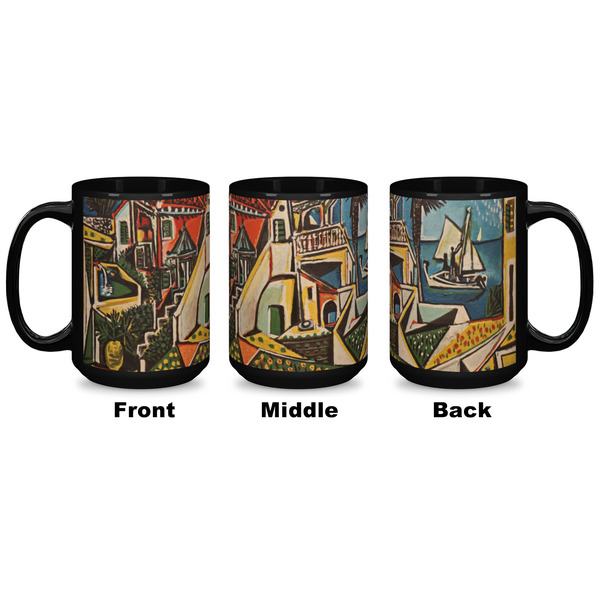 Mediterranean Landscape by Pablo Picasso Coffee Mug - 15 oz - Black APPROVAL