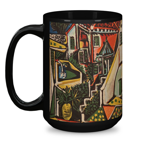 Mediterranean Landscape by Pablo Picasso Coffee Mug - 15 oz - Black