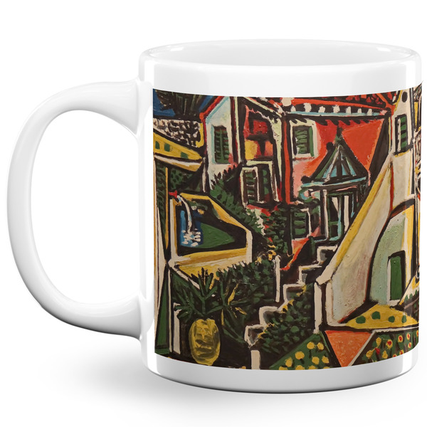 Custom Mediterranean Landscape by Pablo Picasso 20 Oz Coffee Mug - White