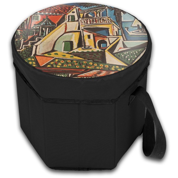 Mediterranean Landscape by Pablo Picasso Collapsible Personalized Cooler & Seat (Closed)