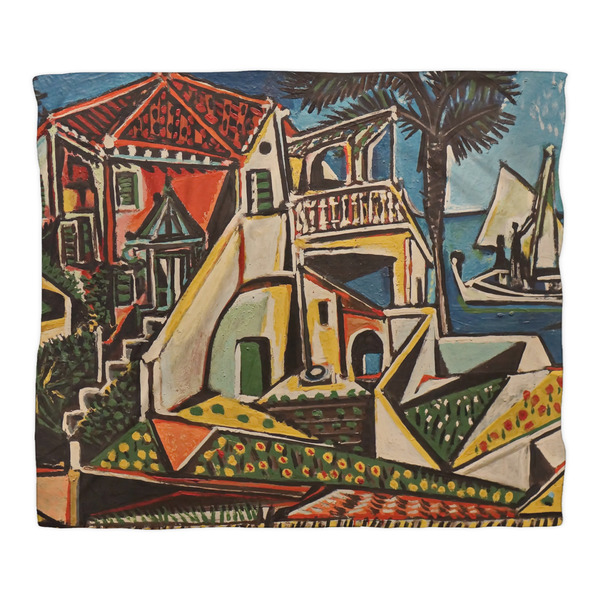Mediterranean Landscape by Pablo Picasso Comforter - King - Front