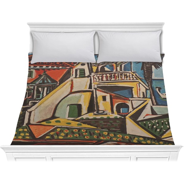 Custom Mediterranean Landscape by Pablo Picasso Comforter - King