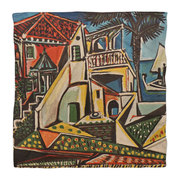 Mediterranean Landscape by Pablo Picasso Comforter - Queen - Front