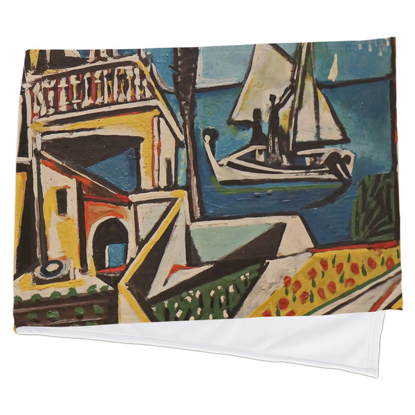 Custom Mediterranean Landscape by Pablo Picasso Cooling Towel