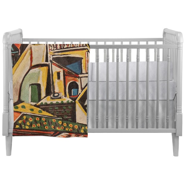 Custom Mediterranean Landscape by Pablo Picasso Crib Comforter / Quilt