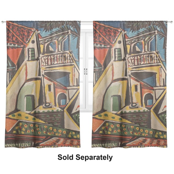 Mediterranean Landscape by Pablo Picasso Curtains