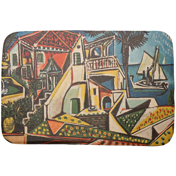 Custom Mediterranean Landscape by Pablo Picasso Dish Drying Mat