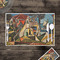 Mediterranean Landscape by Pablo Picasso Disposable Paper Placemat - In Context