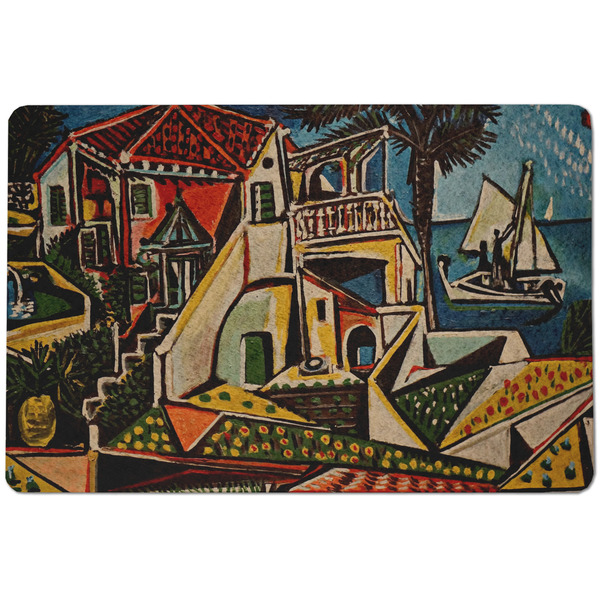 Custom Mediterranean Landscape by Pablo Picasso Dog Food Mat