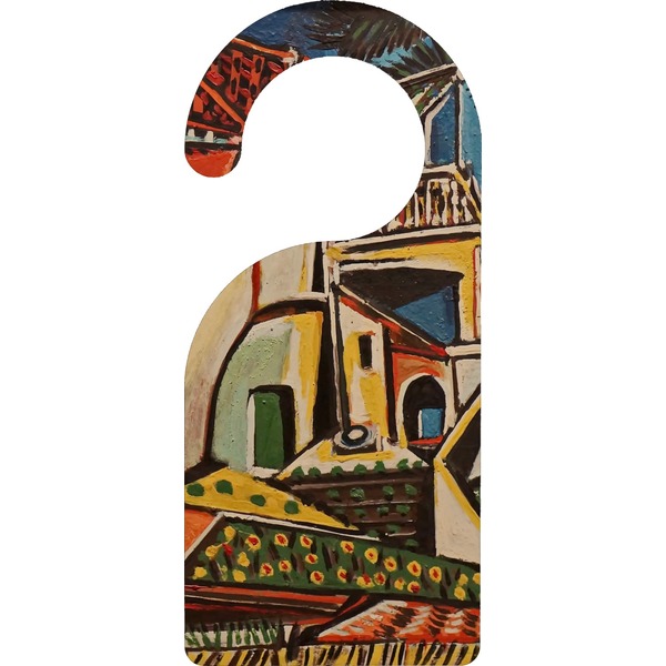 Custom Mediterranean Landscape by Pablo Picasso Door Hanger