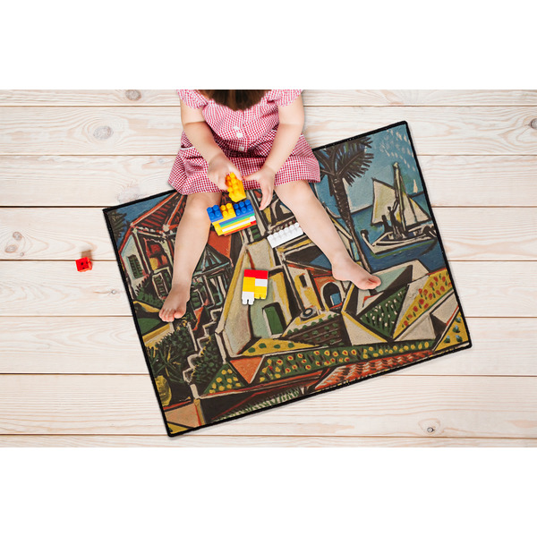 Mediterranean Landscape by Pablo Picasso Door Mats - LIFESTYLE kid