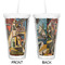 Mediterranean Landscape by Pablo Picasso Double Wall Tumbler with Straw - Approval