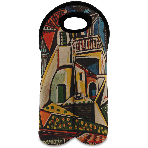 Custom Mediterranean Landscape by Pablo Picasso Wine Tote Bag (2 Bottles)