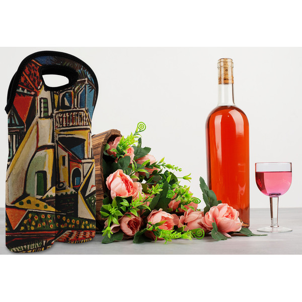 Mediterranean Landscape by Pablo Picasso Double Wine Tote - LIFESTYLE (new)
