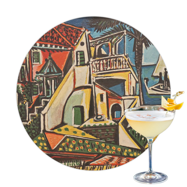 Custom Mediterranean Landscape by Pablo Picasso Printed Drink Topper
