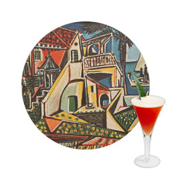 Mediterranean Landscape by Pablo Picasso Printed Drink Topper -  2.5"