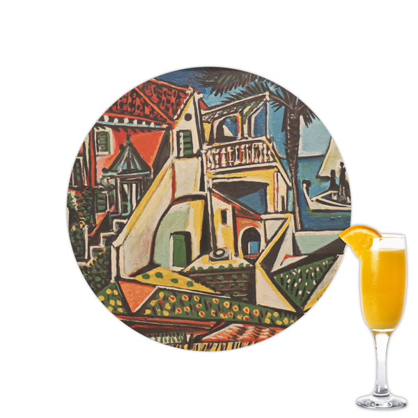 Custom Mediterranean Landscape by Pablo Picasso Printed Drink Topper - 2.15"