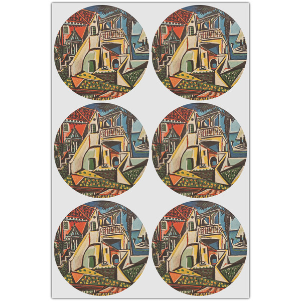 Mediterranean Landscape by Pablo Picasso Drink Topper - XLarge - Set of 6
