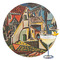 Mediterranean Landscape by Pablo Picasso Printed Drink Topper - 3.5"
