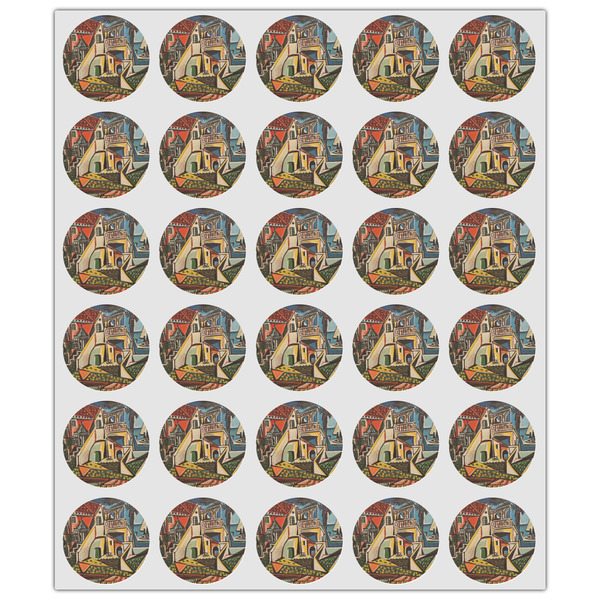 Mediterranean Landscape by Pablo Picasso Drink Topper - XSmall - Set of 30