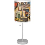 Mediterranean Landscape by Pablo Picasso 7" Drum Lamp with Shade