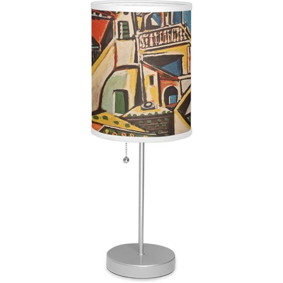 Mediterranean Landscape by Pablo Picasso 7" Drum Lamp with Shade