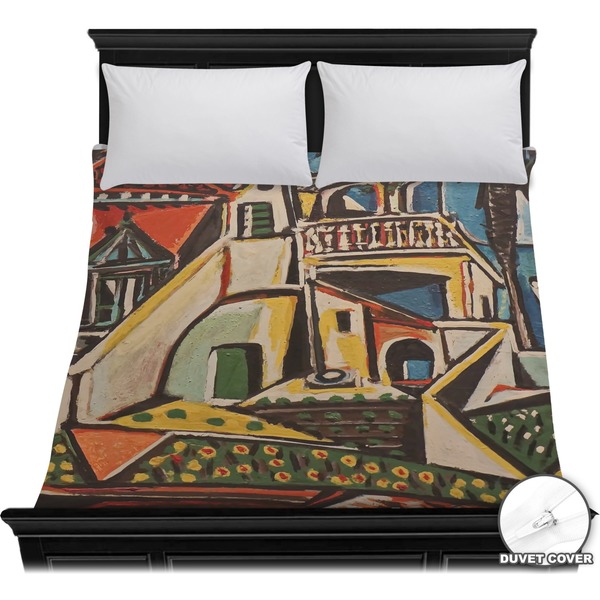 Custom Mediterranean Landscape by Pablo Picasso Duvet Cover - Full / Queen