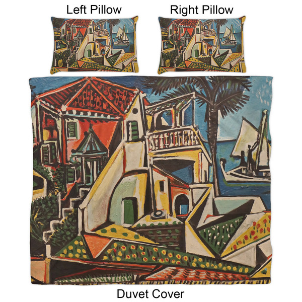 Mediterranean Landscape by Pablo Picasso Duvet Cover Set - King - Approval
