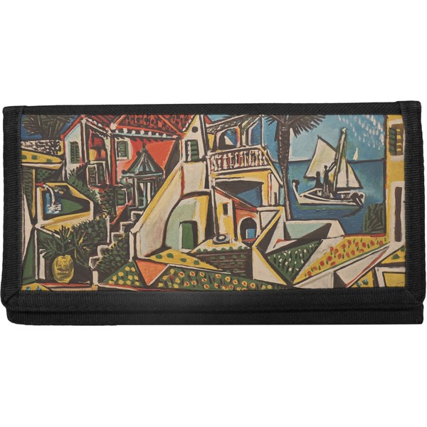 Custom Mediterranean Landscape by Pablo Picasso Canvas Checkbook Cover