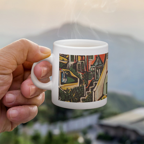 Custom Mediterranean Landscape by Pablo Picasso Single Shot Espresso Cup - Single
