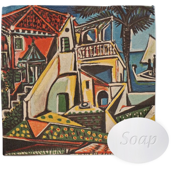 Custom Mediterranean Landscape by Pablo Picasso Washcloth